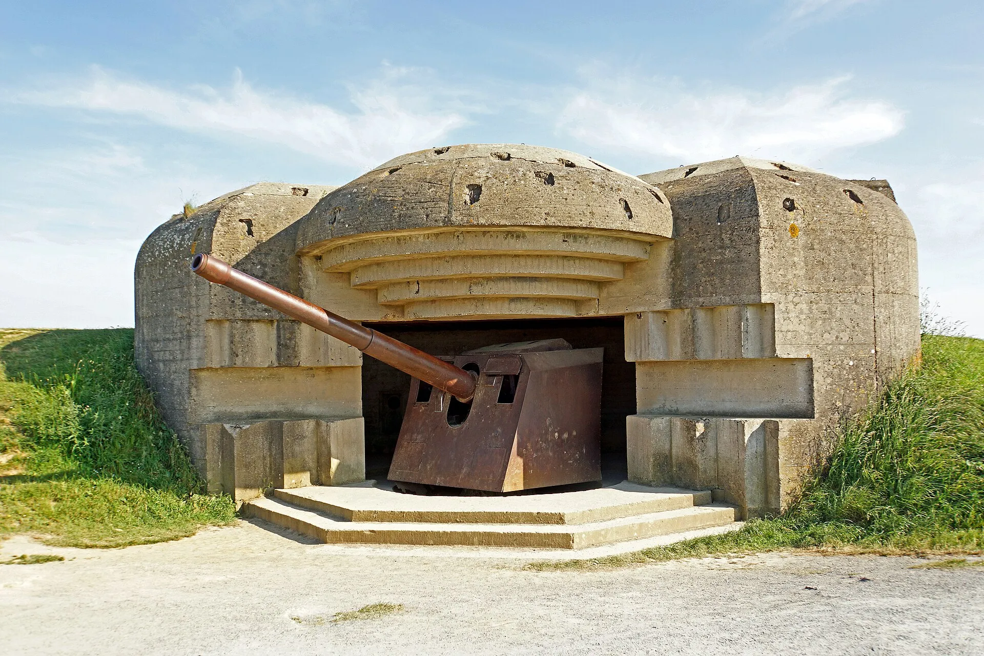Canon de la batterie allemande de Longues-sur-Mer